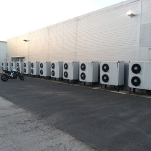 Air Source Heat Pumps at Duplo Factory