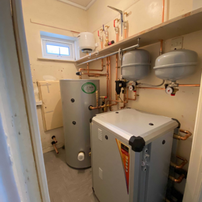 Ground source heat pump installed at Martinsfield Newbridge