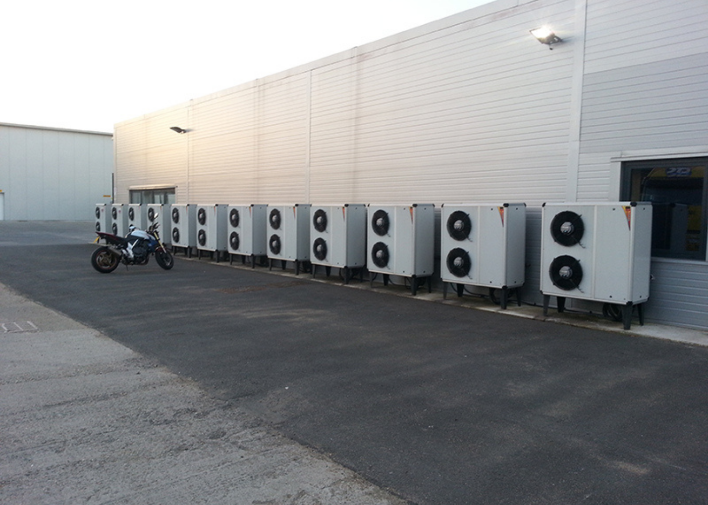 Commercial Air Source Heat Pump Install